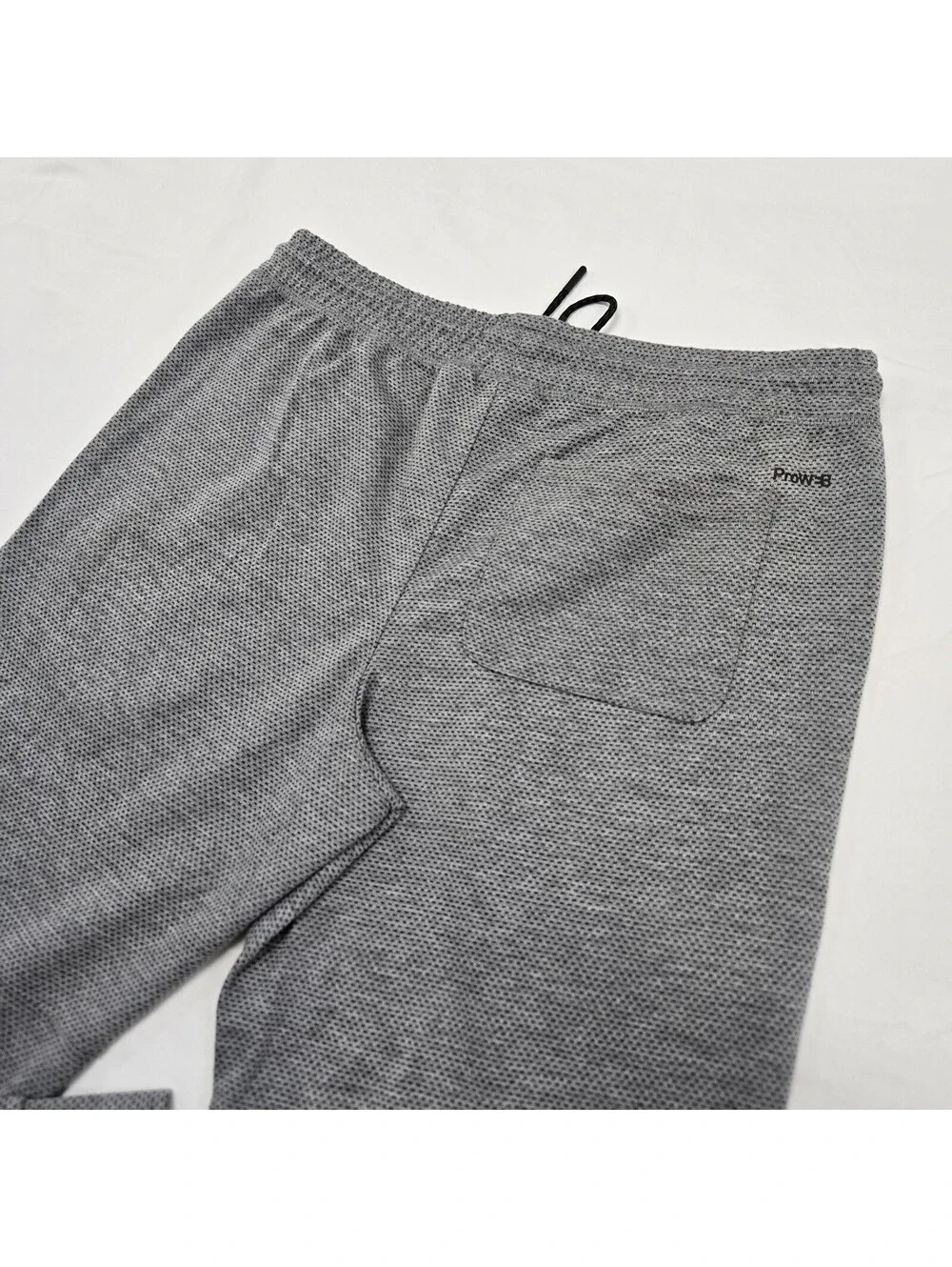 EUC Men's LARGE Spyder Active Pro Web Reflective Jogger Sweatpants Light Grey